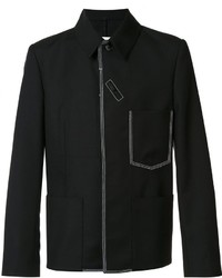 Мужская черная шерстяная куртка от Maison Margiela