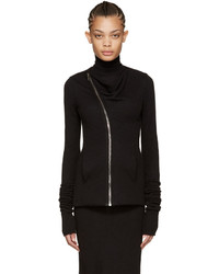 Женская черная шерстяная куртка от Rick Owens Lilies