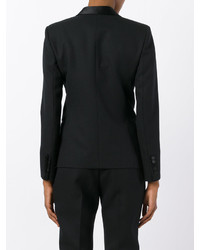 Женская черная шерстяная куртка от Saint Laurent