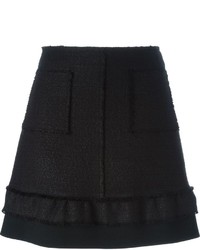 Черная шерстяная мини-юбка от Proenza Schouler