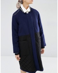 Женская черная шерстяная парка от Asos