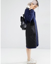 Женская черная шерстяная парка от Asos