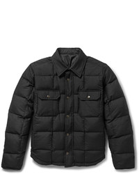 Мужская черная шерстяная стеганая куртка от Balenciaga