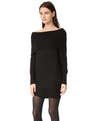 Черная шерстяная туника