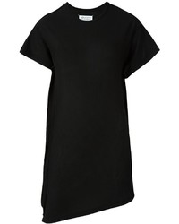 Женская черная шерстяная футболка от Maison Margiela