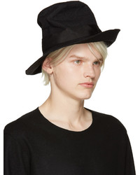 Мужская черная шерстяная шляпа от Attachment