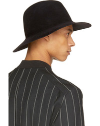 Мужская черная шерстяная шляпа от Undercover