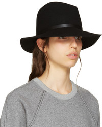 Женская черная шерстяная шляпа от Rag & Bone