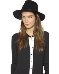 Женская черная шерстяная шляпа от Brixton
