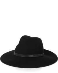 Женская черная шерстяная шляпа от By Malene Birger