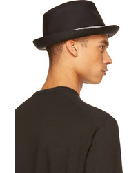 Мужская черная шерстяная шляпа от Comme des Garcons