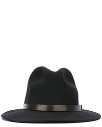 Женская черная шерстяная шляпа от Dsquared2