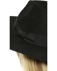 Женская черная шерстяная шляпа от Brixton