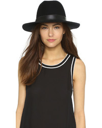 Женская черная шерстяная шляпа от Hat Attack