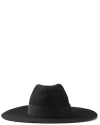 Женская черная шерстяная шляпа от Henrik Vibskov