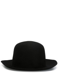 Женская черная шерстяная шляпа от Isabel Benenato