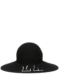 Женская черная шерстяная шляпа от Joshua Sanders