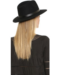 Женская черная шерстяная шляпа от Brixton