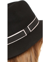 Женская черная шерстяная шляпа от Club Monaco