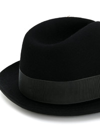 Мужская черная шерстяная шляпа от Paul Smith