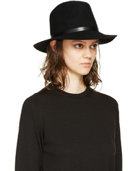 Женская черная шерстяная шляпа от Rag and Bone