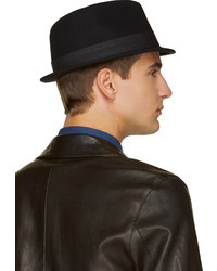 Мужская черная шерстяная шляпа от Rag and Bone