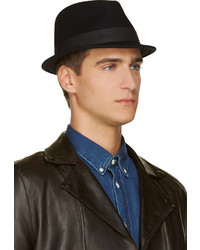 Мужская черная шерстяная шляпа от Rag and Bone