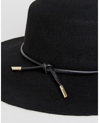 Женская черная шерстяная шляпа от Ted Baker
