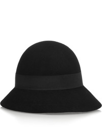 Женская черная шерстяная шляпа от Stella McCartney