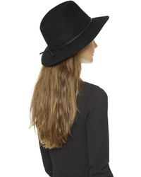 Женская черная шерстяная шляпа от Brixton