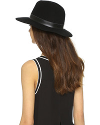 Женская черная шерстяная шляпа от Hat Attack