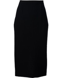 Черная шерстяная юбка-карандаш от Roland Mouret