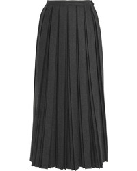 Черная шерстяная юбка со складками от Golden Goose Deluxe Brand