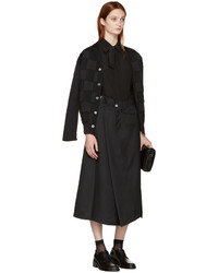 Черная шерстяная юбка от Junya Watanabe