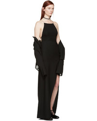 Черная шерстяная юбка от Ann Demeulemeester