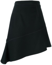 Черная шерстяная юбка от Carven