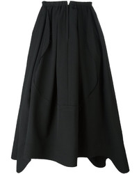 Черная шерстяная юбка от Comme des Garcons