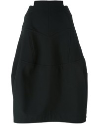 Черная шерстяная юбка от Comme des Garcons