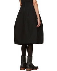 Черная шерстяная юбка от Comme des Garcons