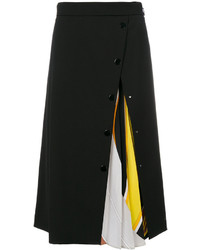 Черная шерстяная юбка от Emilio Pucci