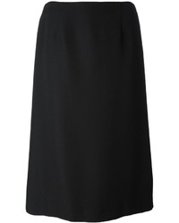 Черная шерстяная юбка от Maison Margiela