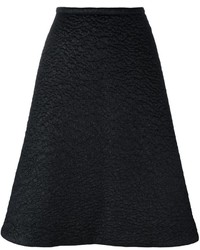 Черная шерстяная юбка от Rochas