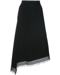 Черная шерстяная юбка от Roland Mouret