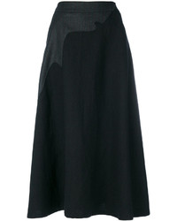 Черная шерстяная юбка от Societe Anonyme