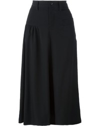 Черная шерстяная юбка от Y's