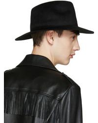 Мужская черная шляпа от Larose