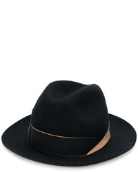Женская черная шляпа от Borsalino