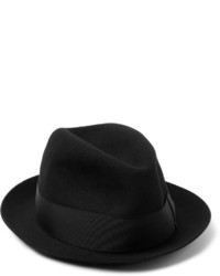 Мужская черная шляпа от Borsalino