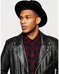 Мужская черная шляпа от Catarzi