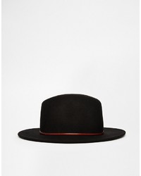 Мужская черная шляпа от Catarzi